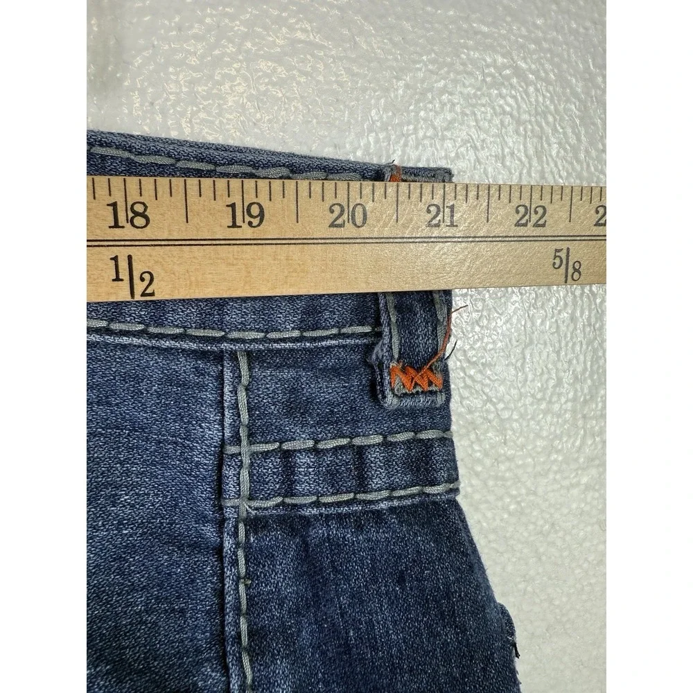 Vtg True Religion World Tour Jeans Mens 42x32 Embroidered Patch USA‎ Grunge Hip